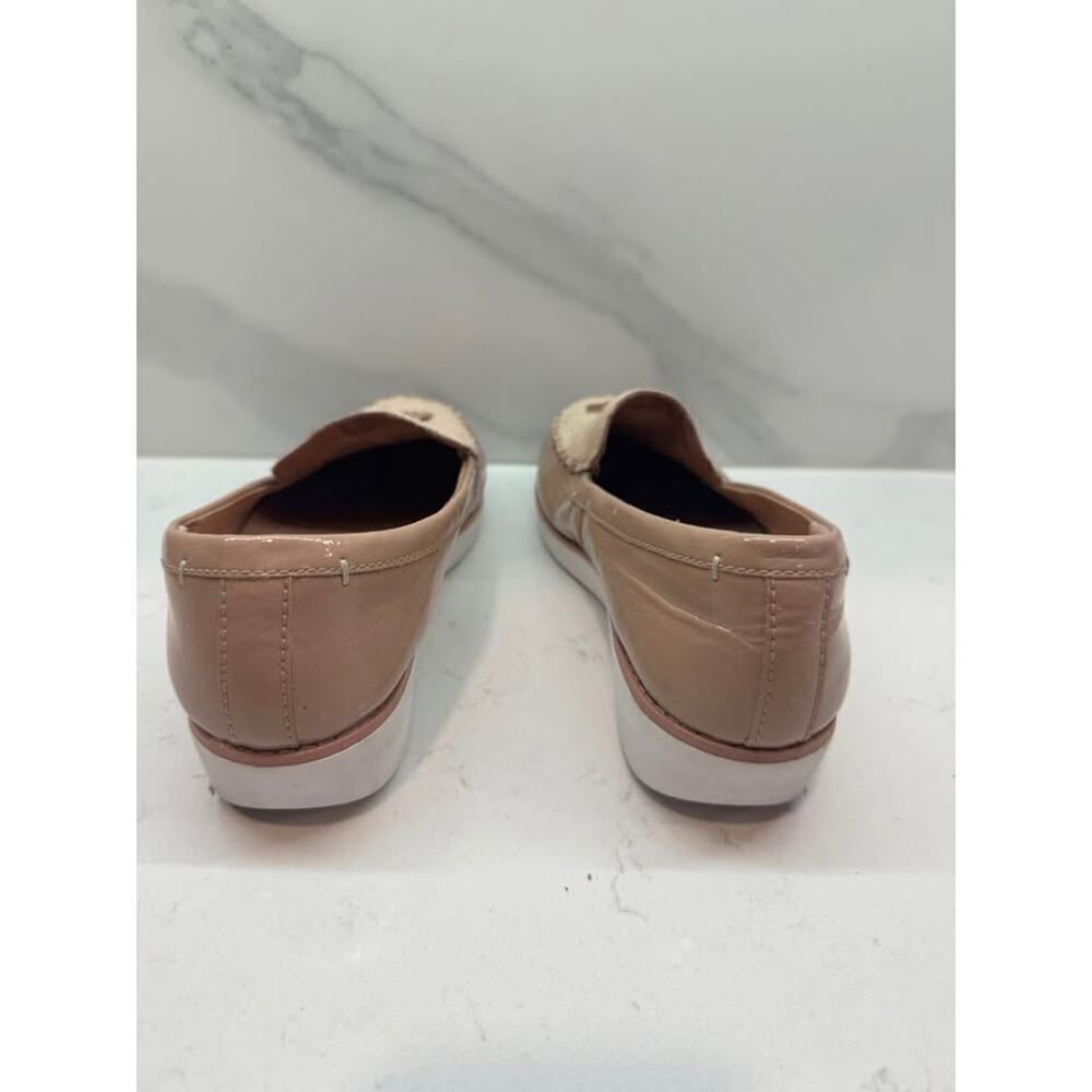 Fitflop Women’s Size 5 Paige Taupe Faux Pony Moccasin Loafer Shoes - Picture 4 of 5